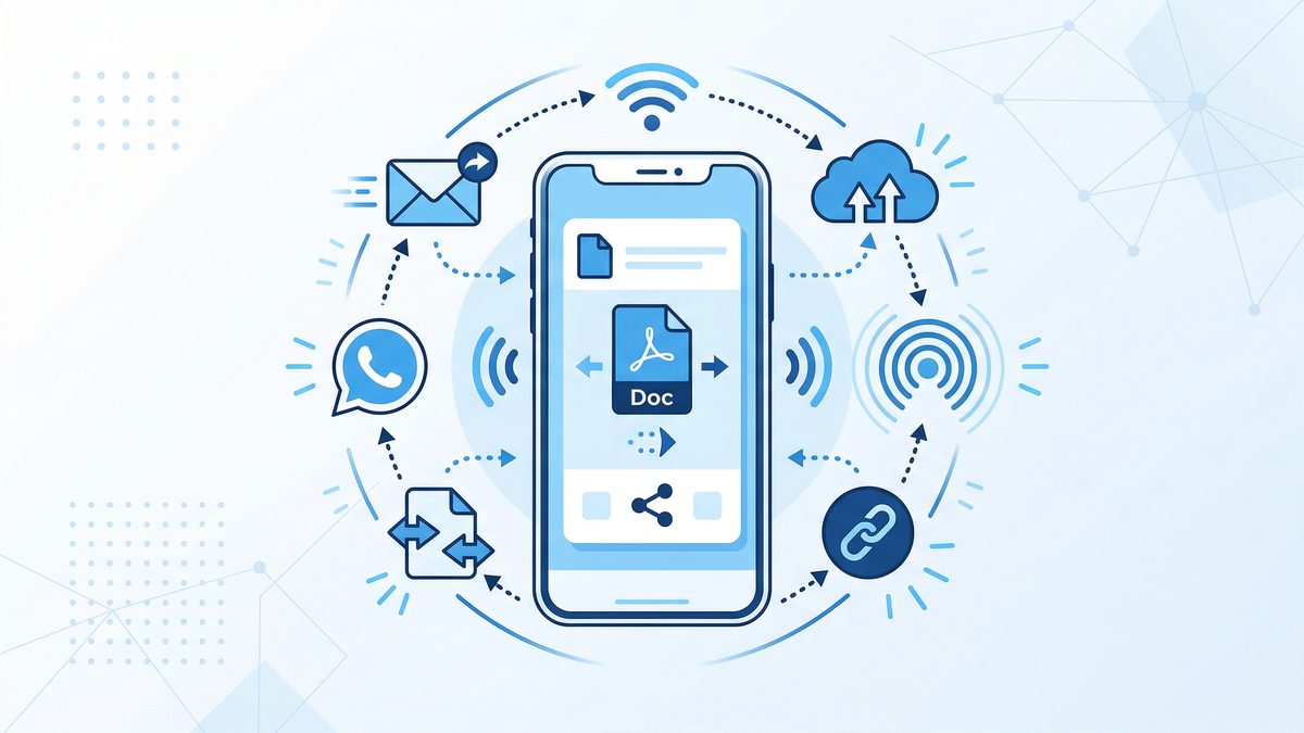 How to Scan and Send Documents from Your Phone (Email, WhatsApp, AirDrop, Drive)